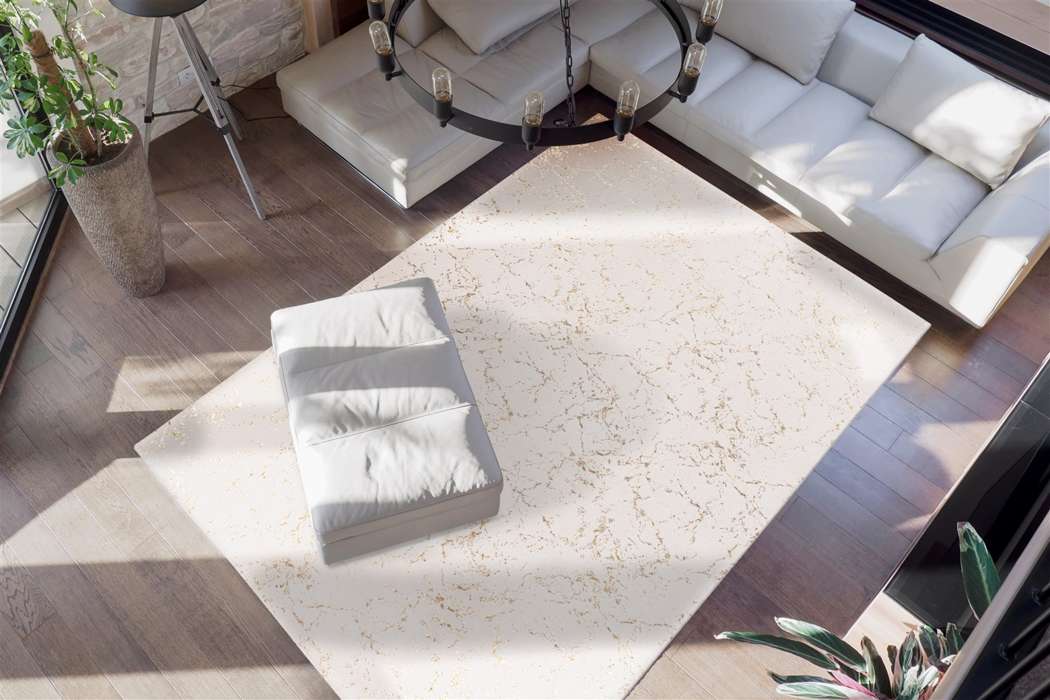 Bijou 225 creme/goud 160x230cm - Afbeelding 2