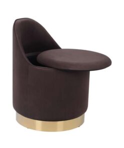 Alternative view of Swivel stool Viktor 125 brown
