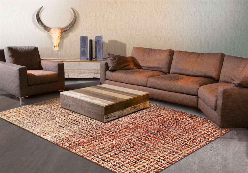 Topaz 5400 terra/creme 170x240cm - Afbeelding 2
