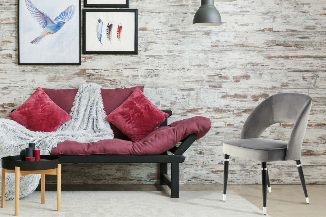 Chair Courtney set of 2 Grey/Silver - Afbeelding 3