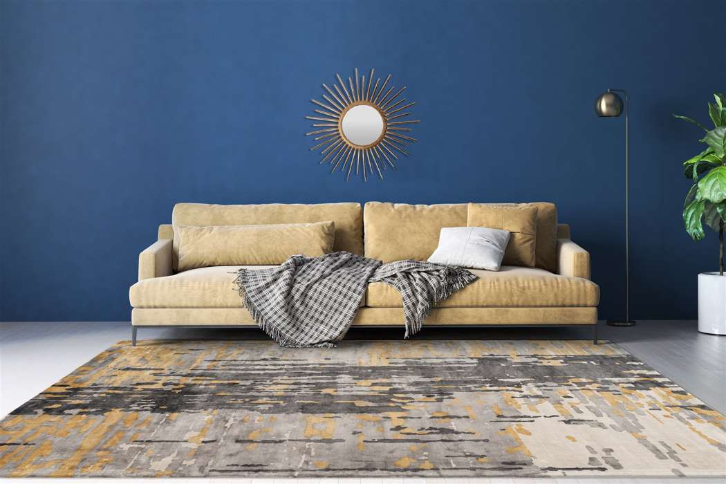 Sinai 225 grijs/blauw/goud 160x230cm - Afbeelding 2