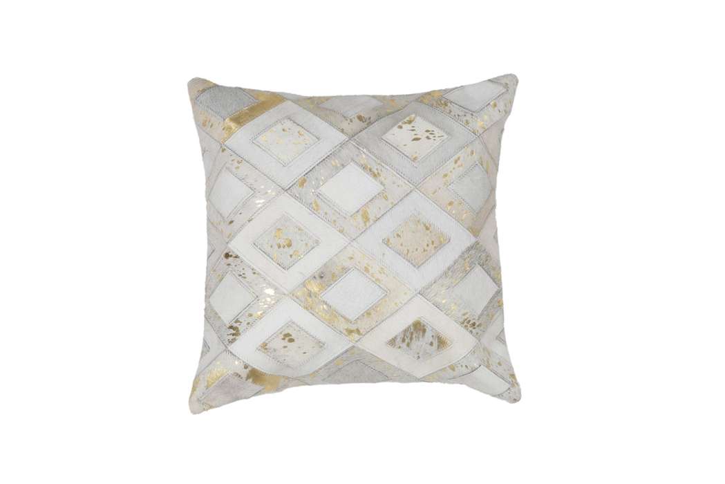 Spark Pillow 110 ivory / gold 45cm x 45cm