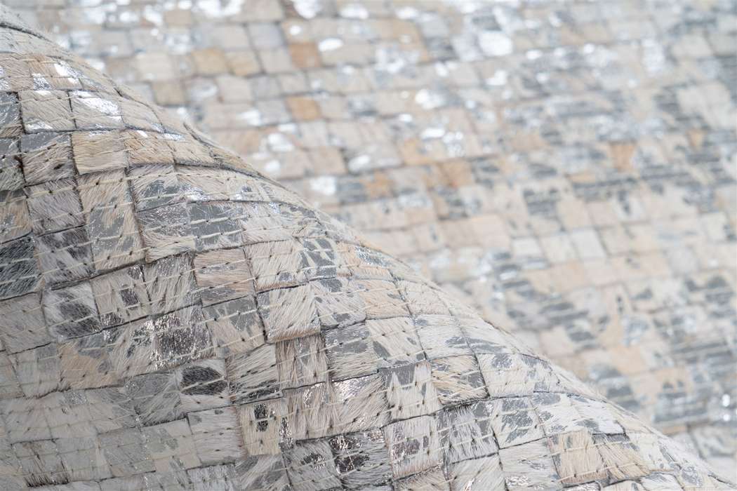 Finish 100 wit/zilver 160x230cm - Afbeelding 3