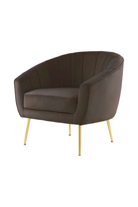 Armchair / Sofa Doreen 125 Braun