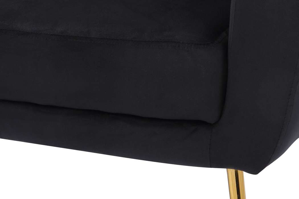 Armchair / Sofa Doreen 125 Black - Afbeelding 4