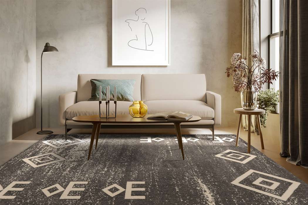 Naila 100 grijs 80x150cm - Afbeelding 2