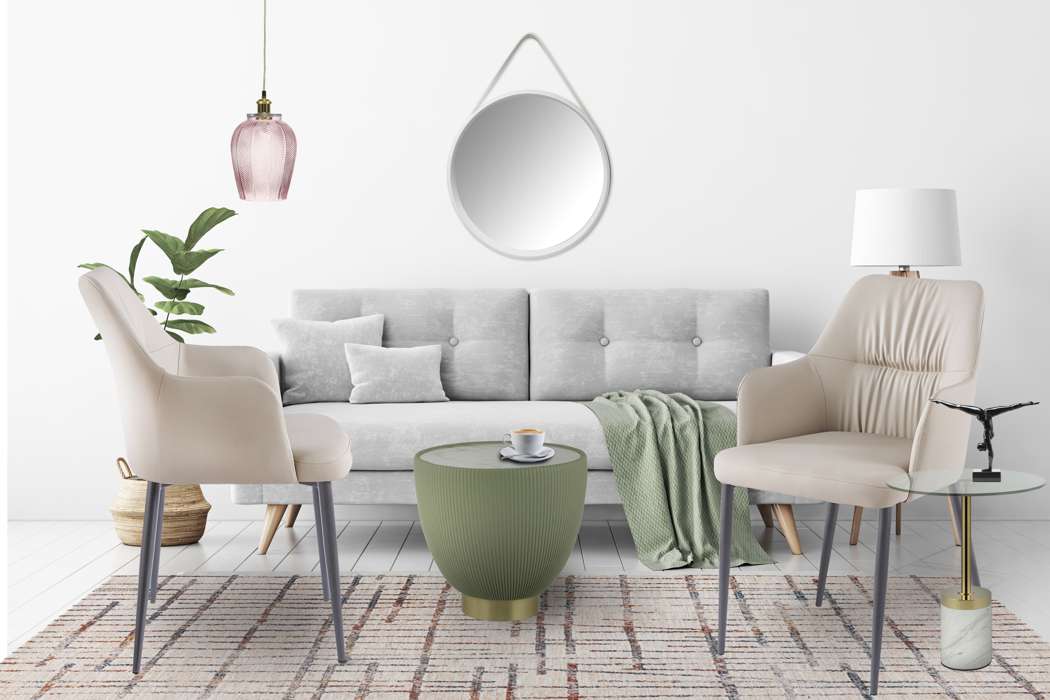 Stoel Merit 125 set van 2 Taupe - Afbeelding 2