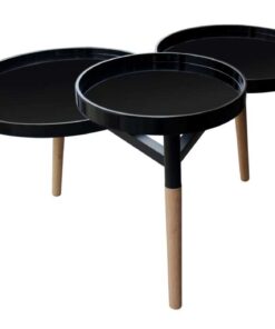 Bijzettafel Butler 110 zwart