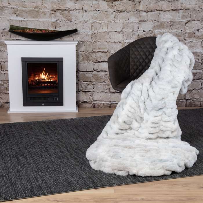 Luxury Blanket 900 150 x 200 cm Silver - Afbeelding 2