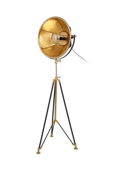 Vloerlamp Bowie 125 zwart/goud
