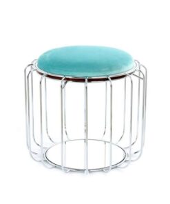 Sidetable/Krukje Comfortable 110 mint/zilver