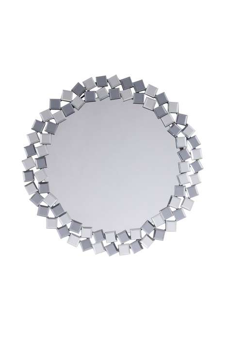 Spiegel Mosaic 1825 zilver/grijs