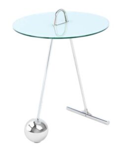 Sidetable Pendulum 525 zilver/wit