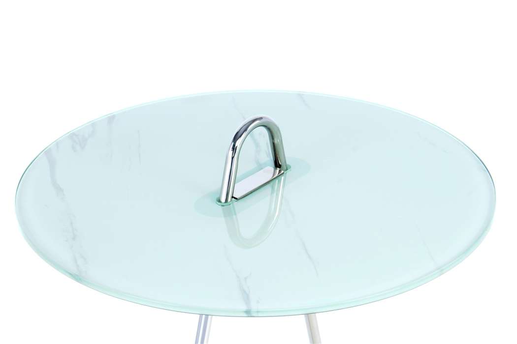 Sidetable Pendulum 525 zilver/wit - Afbeelding 3