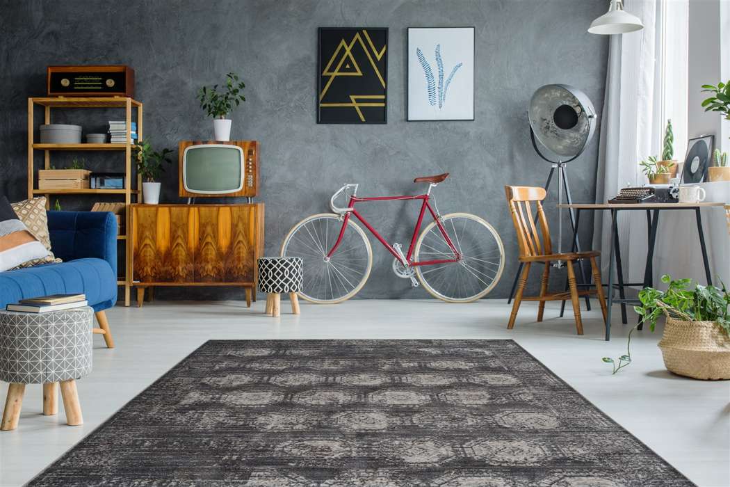 Baroque 700 anthracite 200x290cm - Afbeelding 2