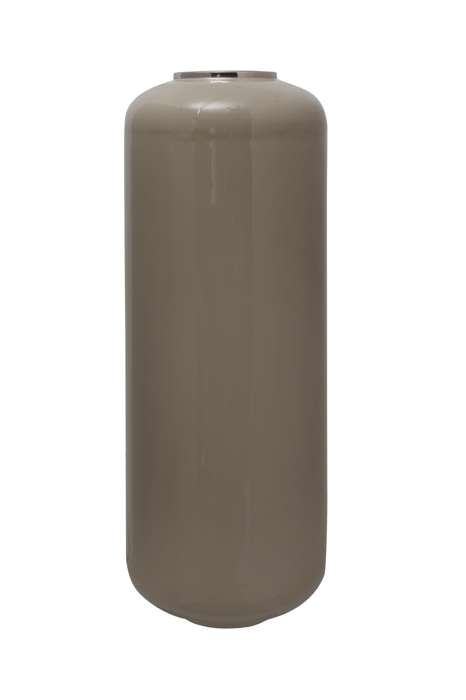 Vaas Art Deco 205 taupe/zilver