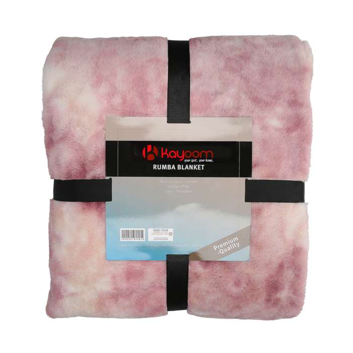 Rumba plaid 500 roze 230 x 250 cm