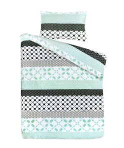 Dekbed Gisele 100-GB multi / groen 140cm x 200cm / 50cm x 75cm