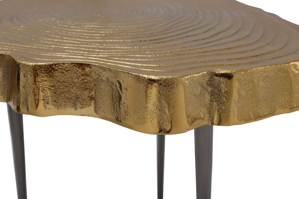 Sidetable Wood Art 125 goud - Afbeelding 3