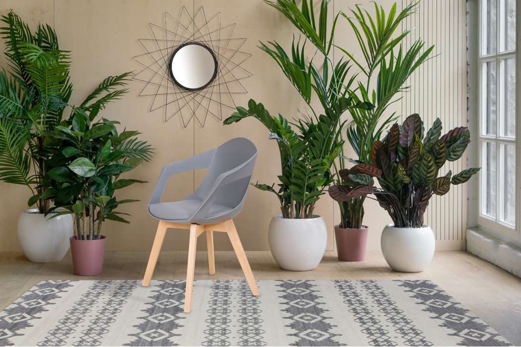 Chair Chandra 110 set of 2 grey - Afbeelding 2