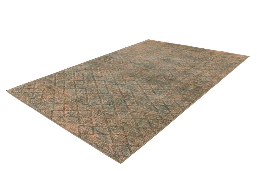 Antique 125 blauw/goud/khaki 80x150cm - Afbeelding 4