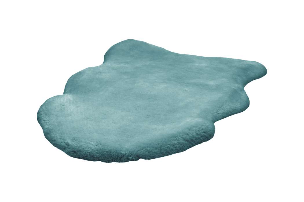 Rabbit Sheepskin AE 200 Türkis 60x90cm - Afbeelding 4
