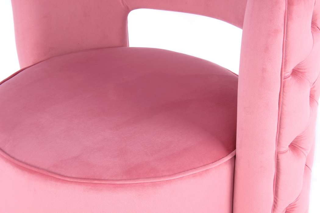 Lounge Chair Beverly 125 pink / gold - Afbeelding 3