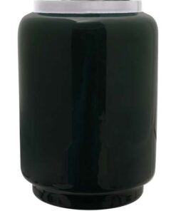 Vaas Art Deco 425 groen/zilver