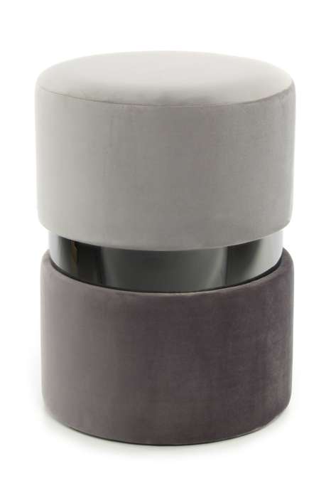Hocker Gipsy 825 lichtgrijs / zwart / donkergrijs