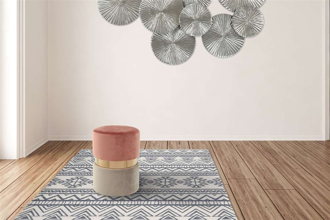 Hocker Gipsy 825 donker roze / Rosé / Taupe - Afbeelding 2
