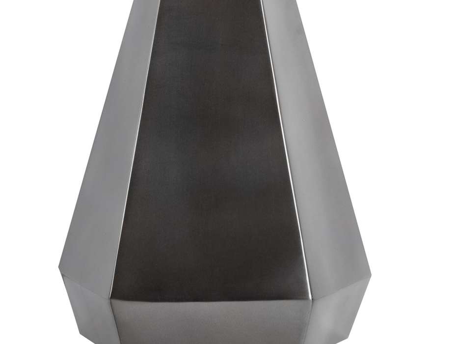 Candle Pillar Elin 125 black / nickel - Afbeelding 3