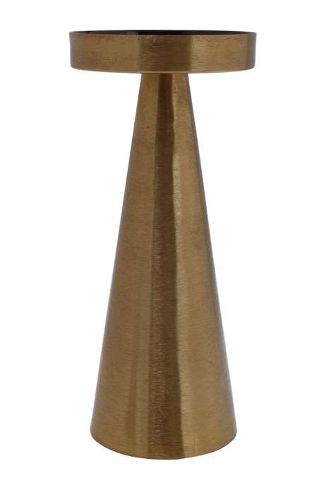 Candle Holder Art Deco 145 gold / berry