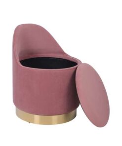 Alternative view of Swivel stool Viktor 125 old pink