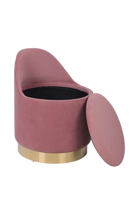 Swivel stool Viktor 125 old pink - Afbeelding 2
