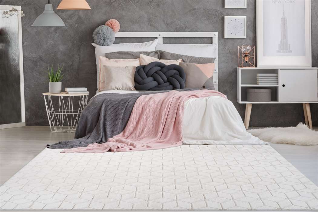 Vivica 125 wit/creme 120x160cm - Afbeelding 2