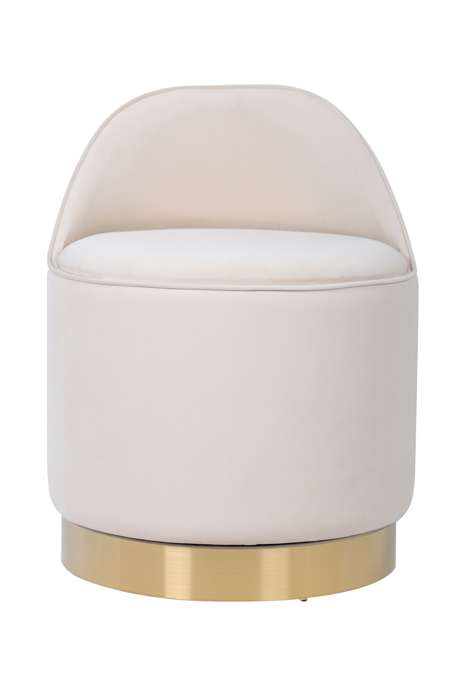 Swivel stool Viktor 125 ivory - Afbeelding 2