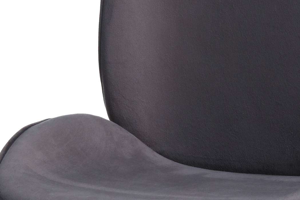 Charlize 110 Chair Set of 2 Gray / Brass - Afbeelding 4