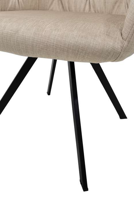 Chair Georgia set 2 beige - Afbeelding 2