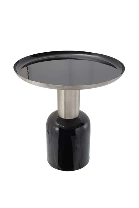 Side table Art Deco 725 black / silver - Afbeelding 2