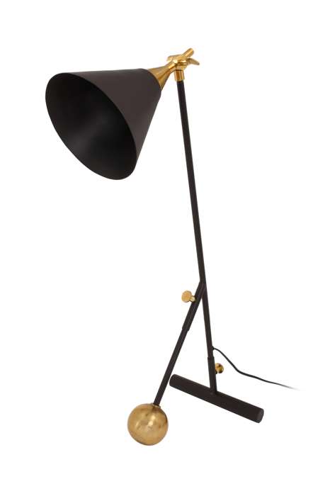 Tafellamp Celeste 225 zwart/goud