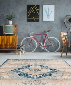 Alternative view of Baroque 500 cream/blue 120x170cm