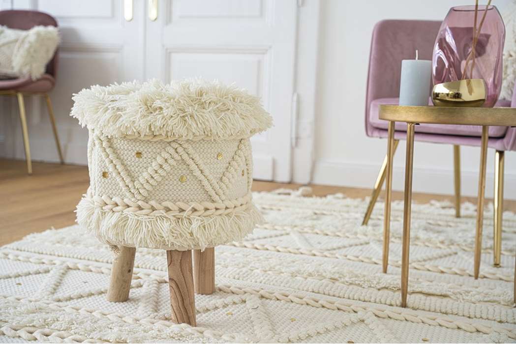 Poof Bohist 525 Cream - Afbeelding 3