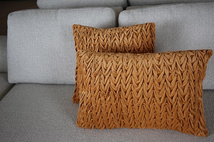 Kussen Fort Erie 60x40 geel - Afbeelding 2