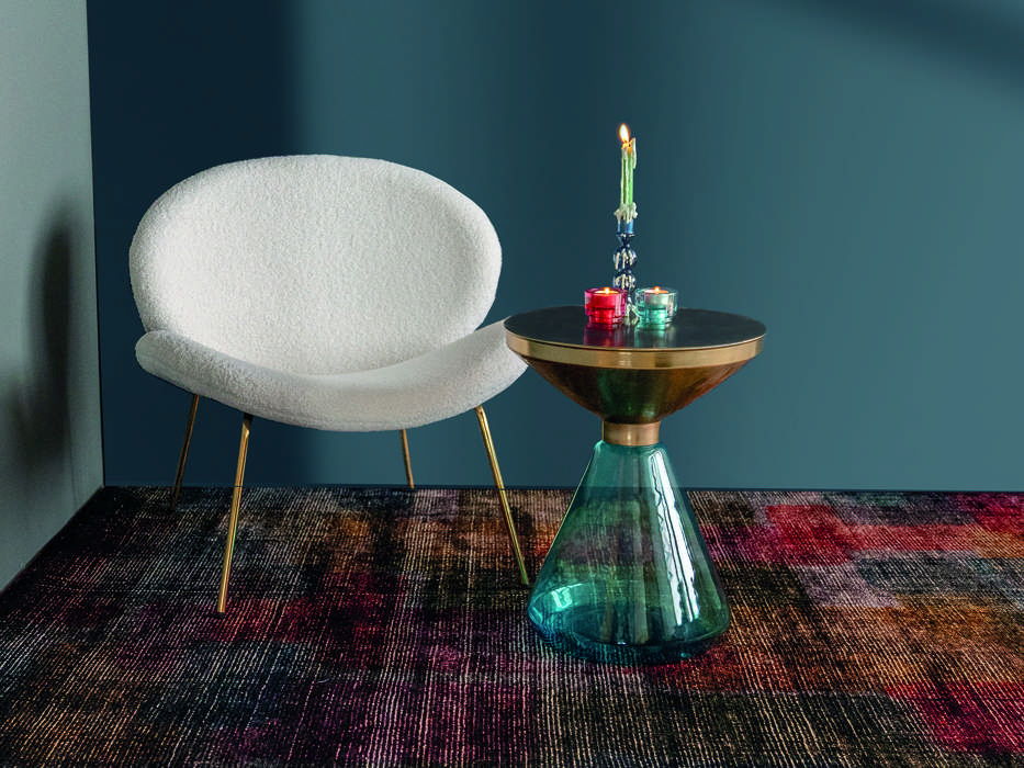 Sidetable Roman 325 blauw/goud - Afbeelding 2