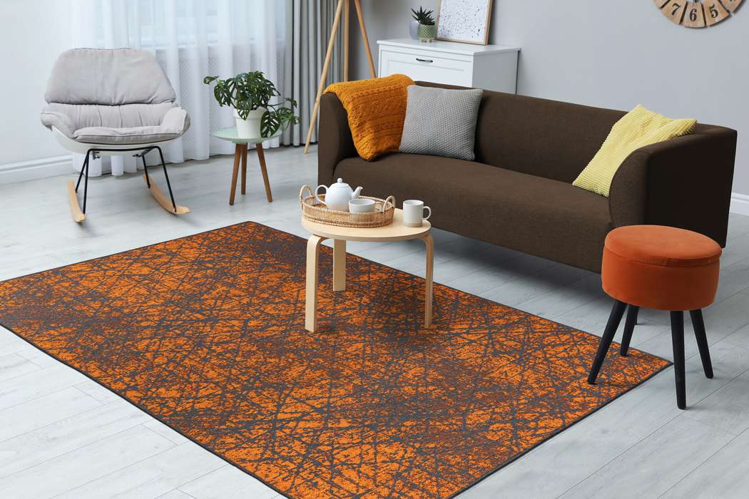 Kalea 225 oranje 80x150cm - Afbeelding 2