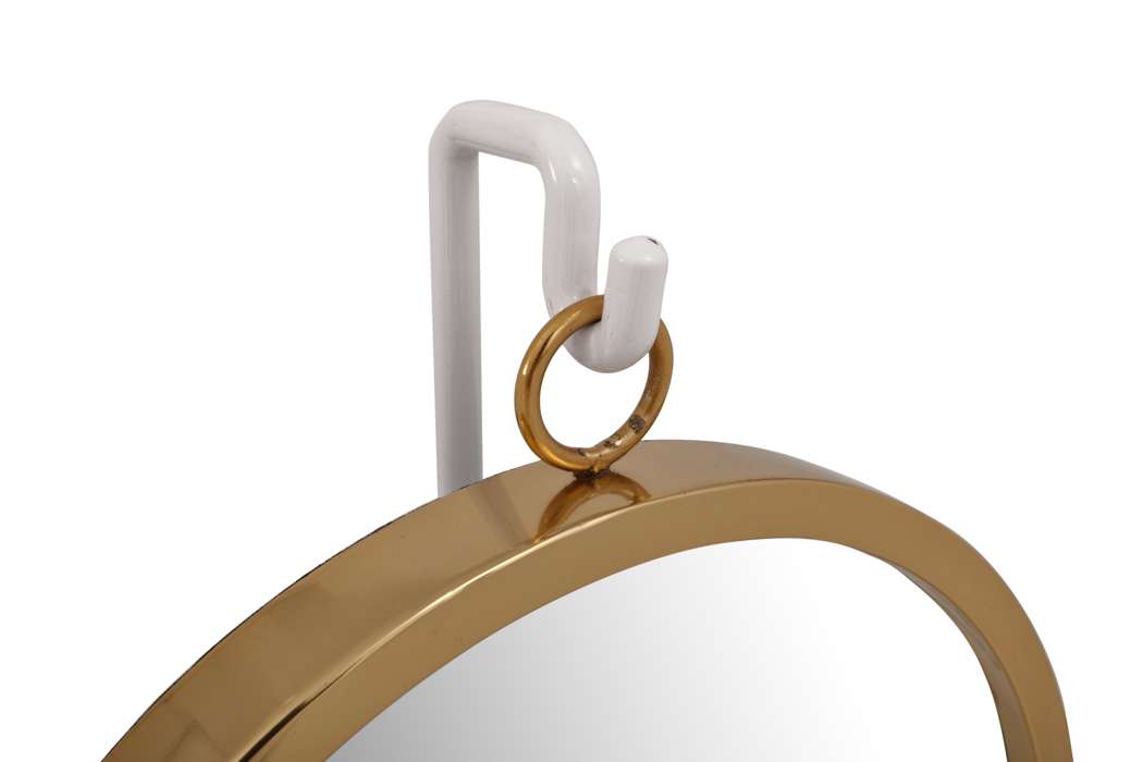 Table mirror Eleganca 225 white / gold - Afbeelding 4