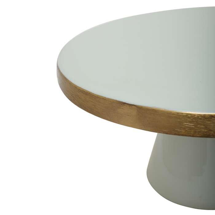 Taartschaal Art Deco 2035 light mint/goud - Afbeelding 3