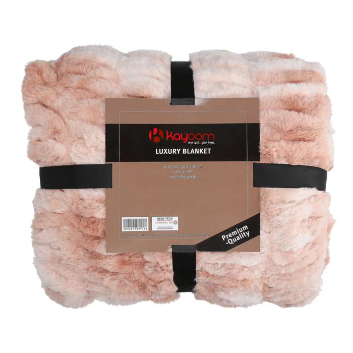 Luxury Blanket 900 150 x 200 cm Pink