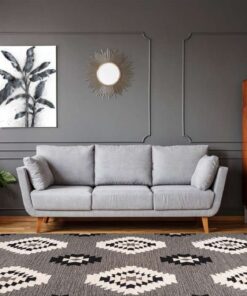 Alternative view of Ethnie 400 grey 80x150cm