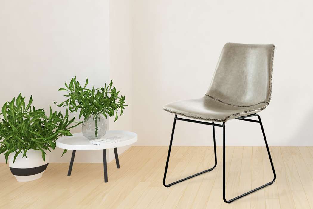 Chair Caila 110 set of 2 gray - Afbeelding 3